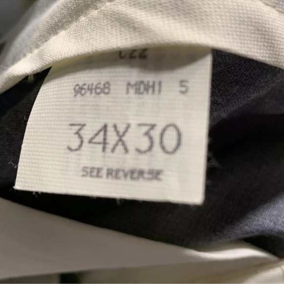 NWT Reed St. James Men's Dress Pants Size 34 X 30 Grey, With Belt, Vintage(?) - Picture 8 of 10